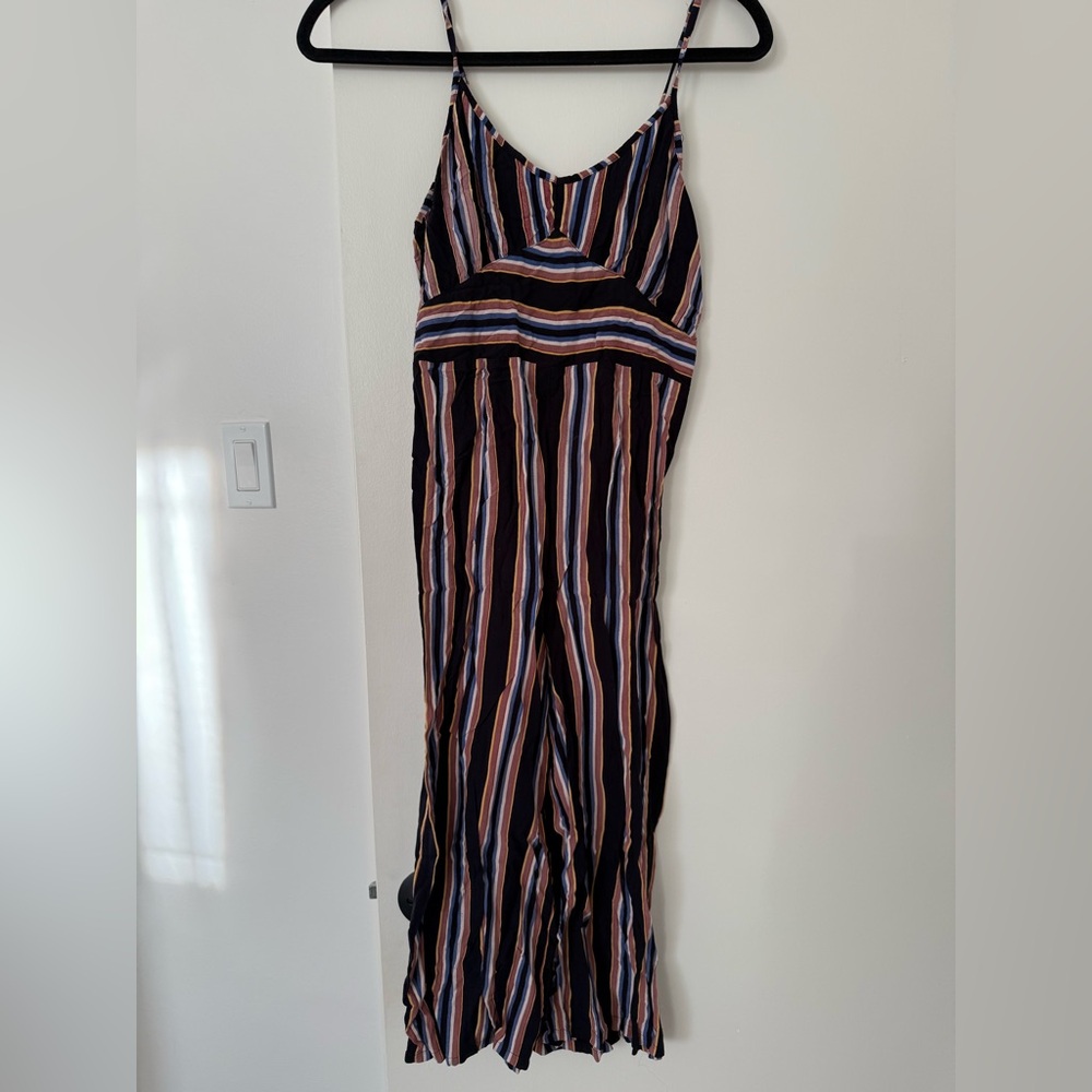 Angie Black and Pink Striped Maxi Dress